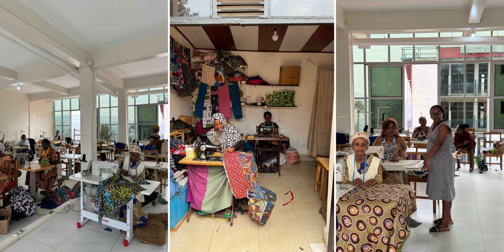 Mujeres de la comunidad de Nyamirambo en Ruanda, un barrio con un proyecto local que impulsa a las mujeres